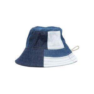 AMBUSH Patchwork Denim Bucket Hat Men BLUE Hats & Caps